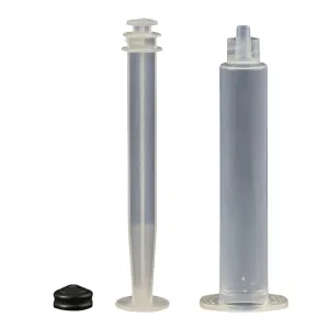 5 cc Standard Clear Unassembled Manual Syringe - Bag/20-40/PK