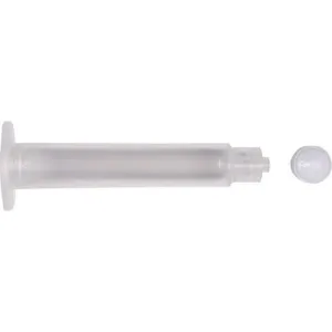50/55 cc Air Barrel, White PE Stopper - Box/15-30/PK