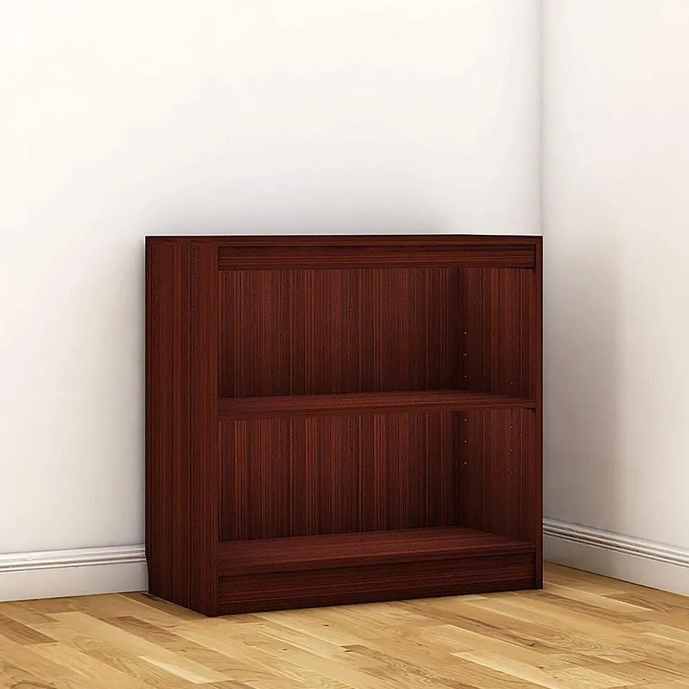 Alpha Trendy Book Shelf, 3 tier, 30" high, Antique Mahogany Finish At Affordable Prices
