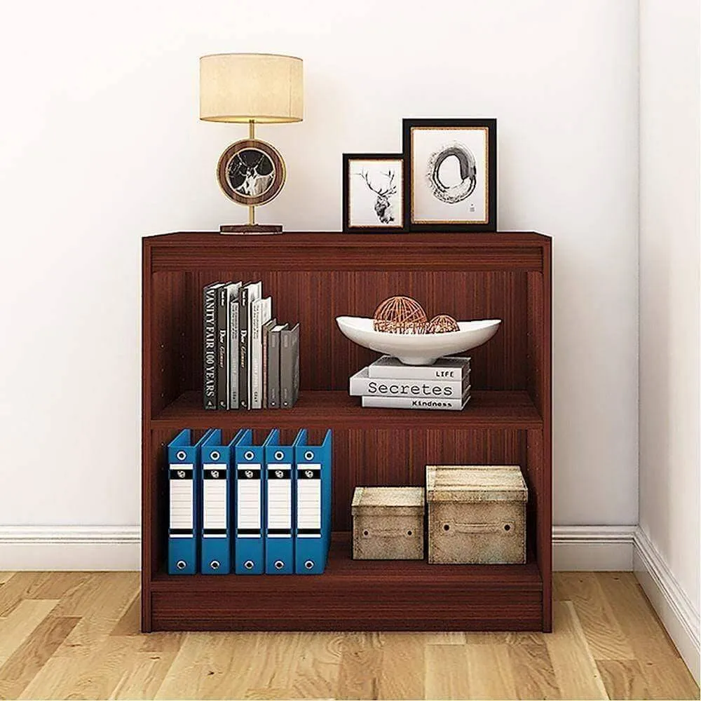 Alpha Trendy Book Shelf, 3 tier, 30" high, Antique Mahogany Finish At Affordable Prices