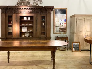 An 18th C Oak Breakfront Bookcase in the Style of William Kent