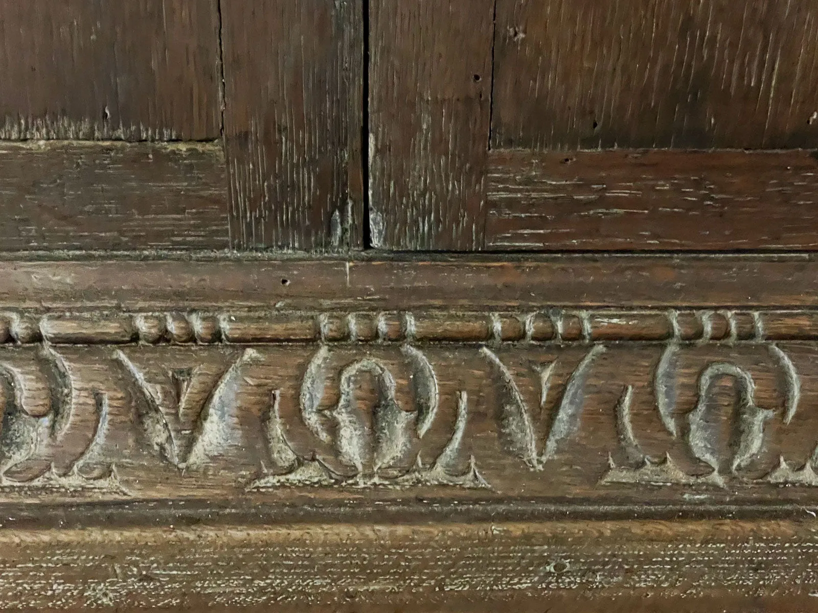 An 18th C Oak Breakfront Bookcase in the Style of William Kent