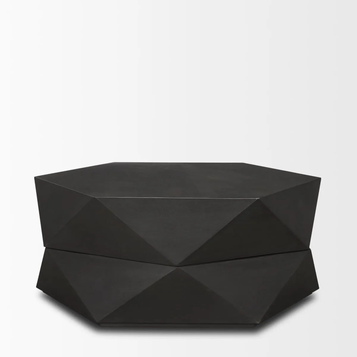 Arreto Coffee Table Black Wood | 36 x 36