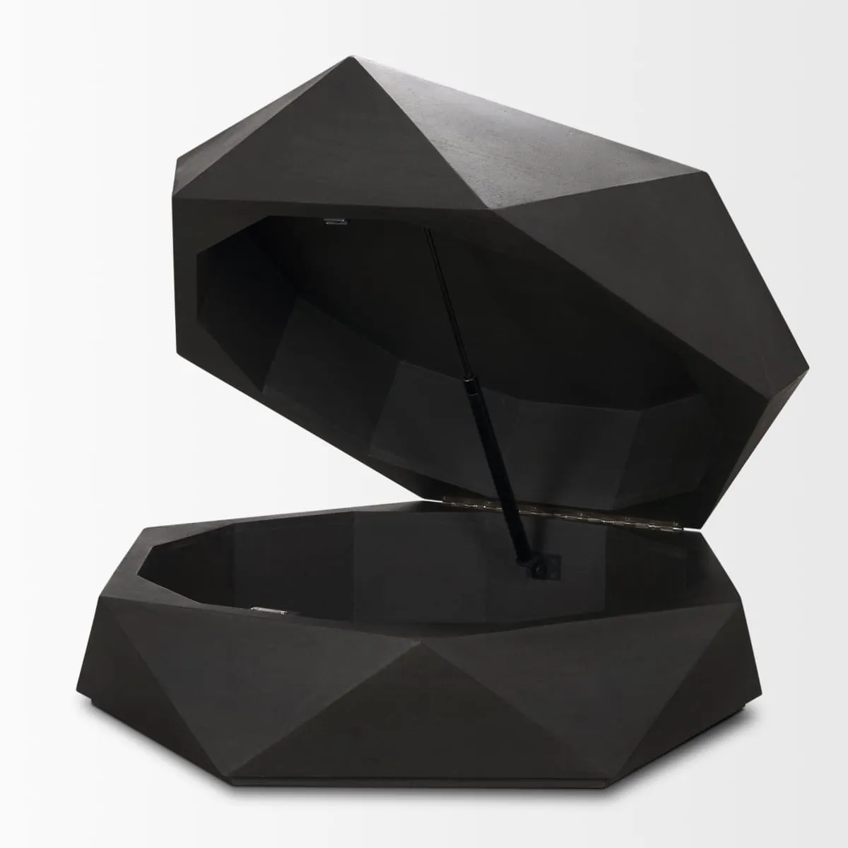 Arreto Coffee Table Black Wood | 36 x 36