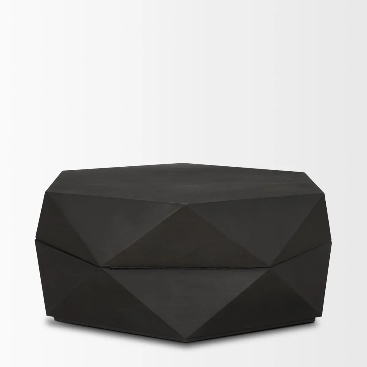 Arreto Coffee Table Black Wood | 36 x 36