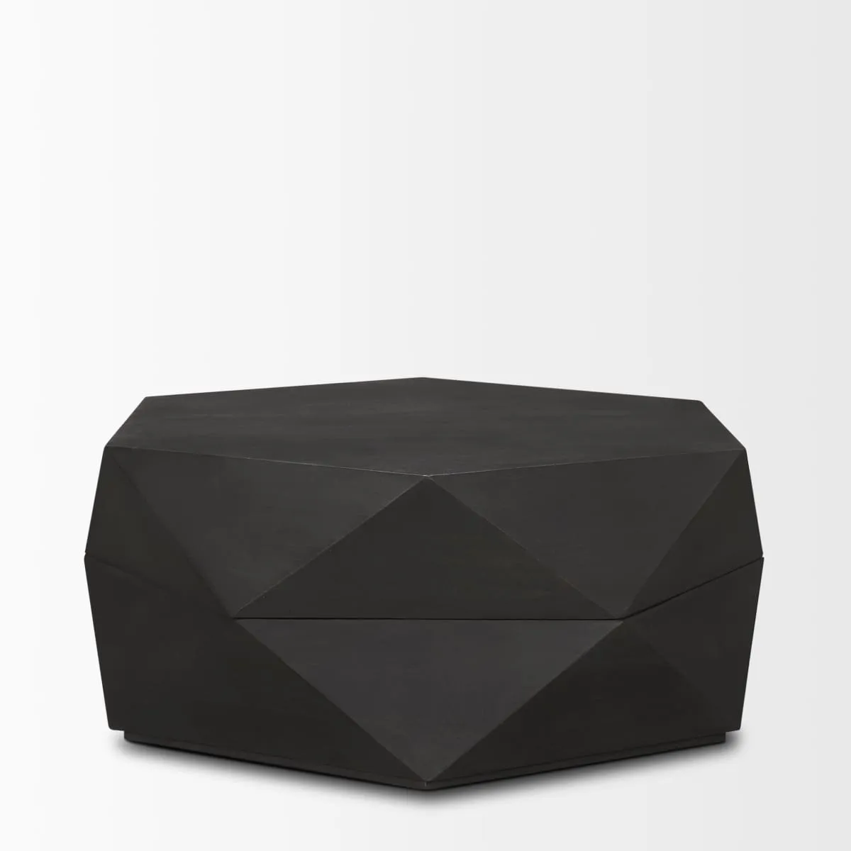 Arreto Coffee Table Black Wood | 36 x 36