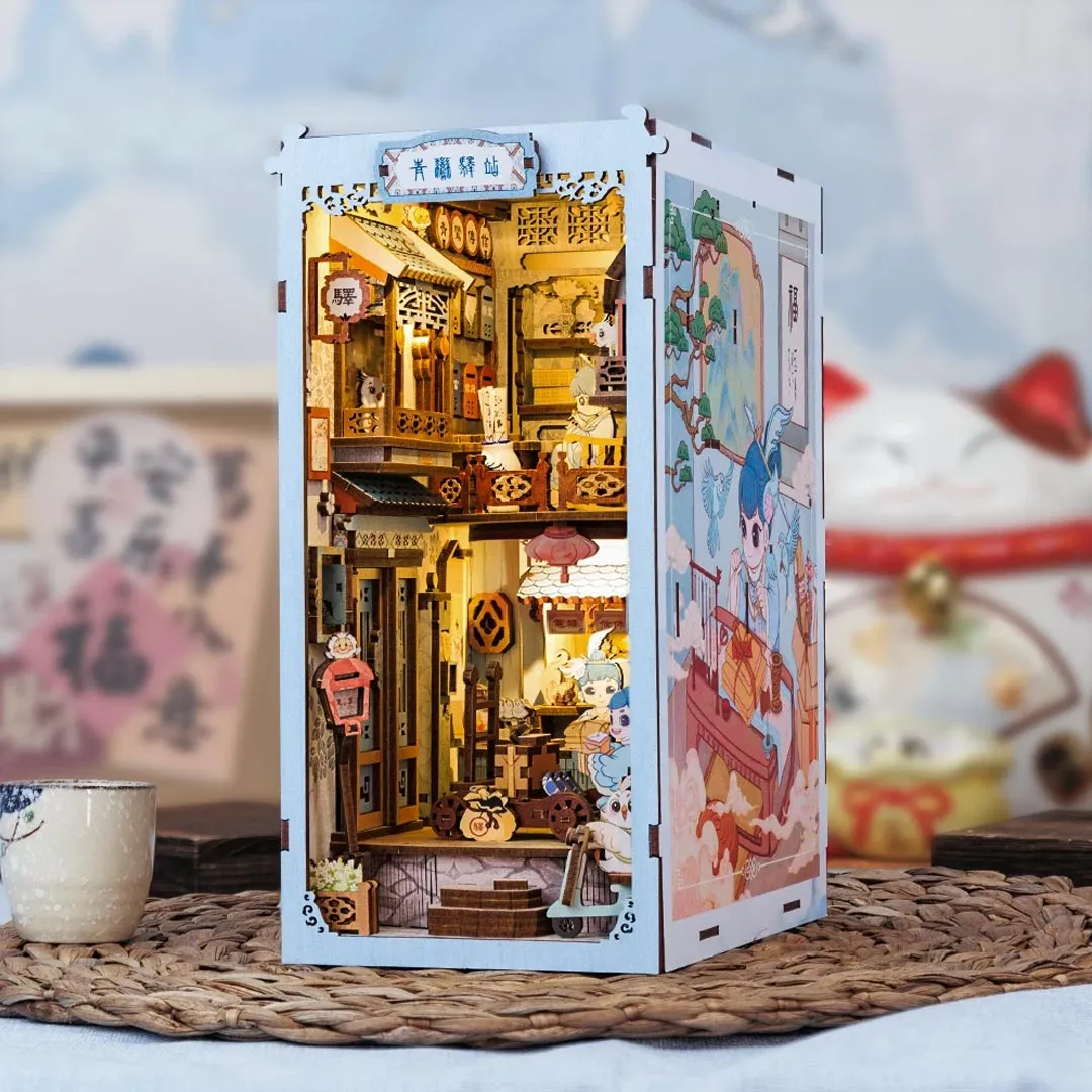 Azure Phoenix Lodge DIY Book Nook