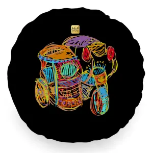 Bibsisita Pillow Round with Filler - Tricycle