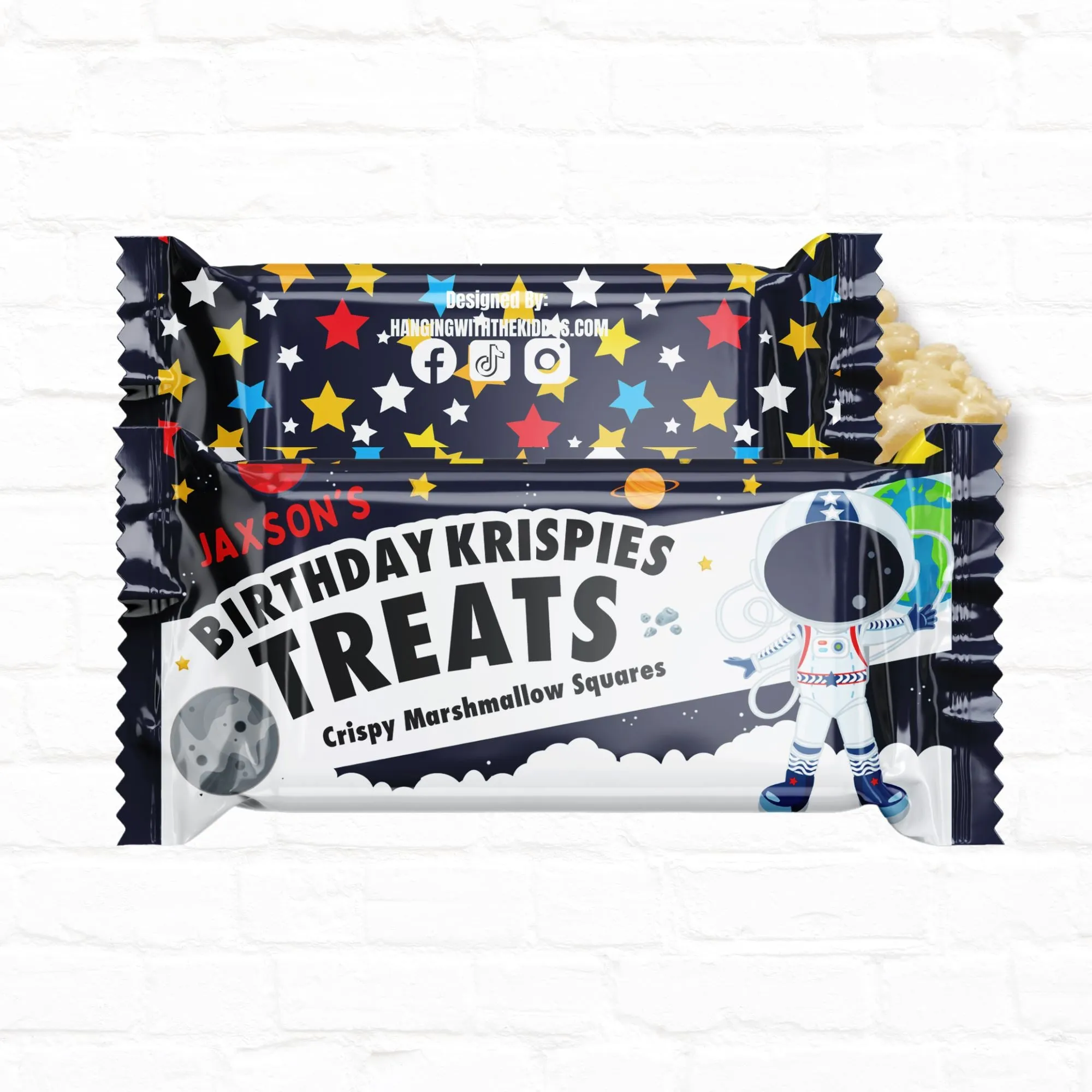 Blast Off! Space Birthday |Custom Party Favors 03