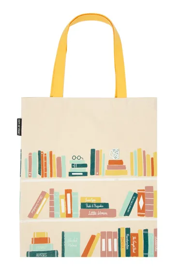 Bookshelf Tote Bag