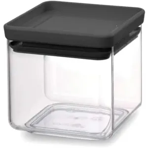 Brabantia Tasty  Square Canister Dark Grey 0.7 Litre