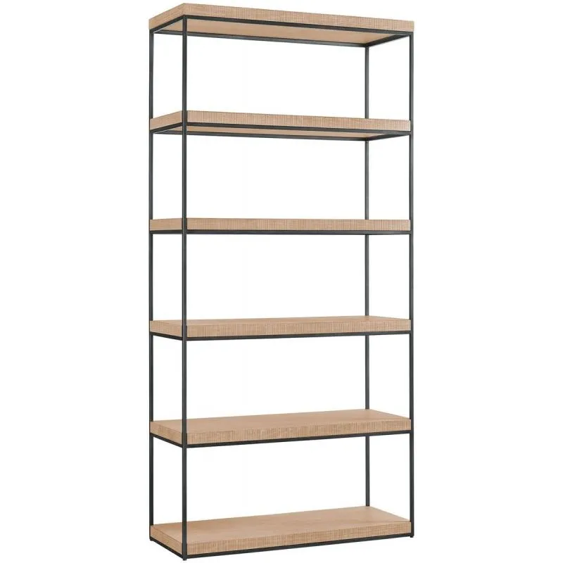 BRAXTON ETAGERE, NATURAL OAK