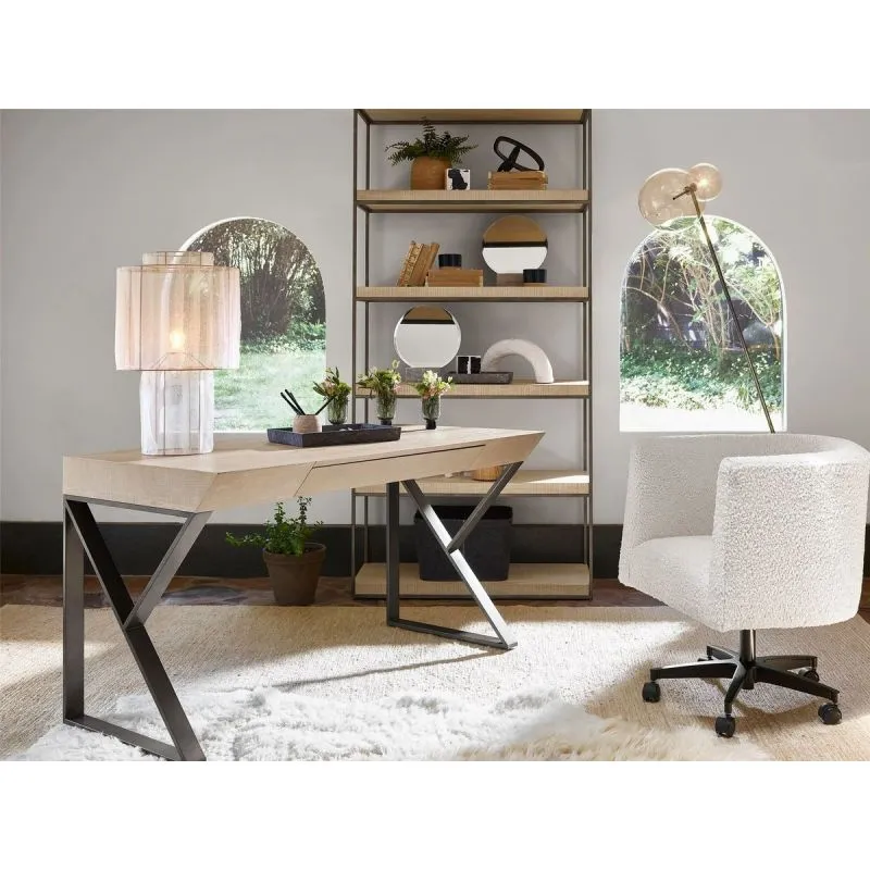 BRAXTON ETAGERE, NATURAL OAK