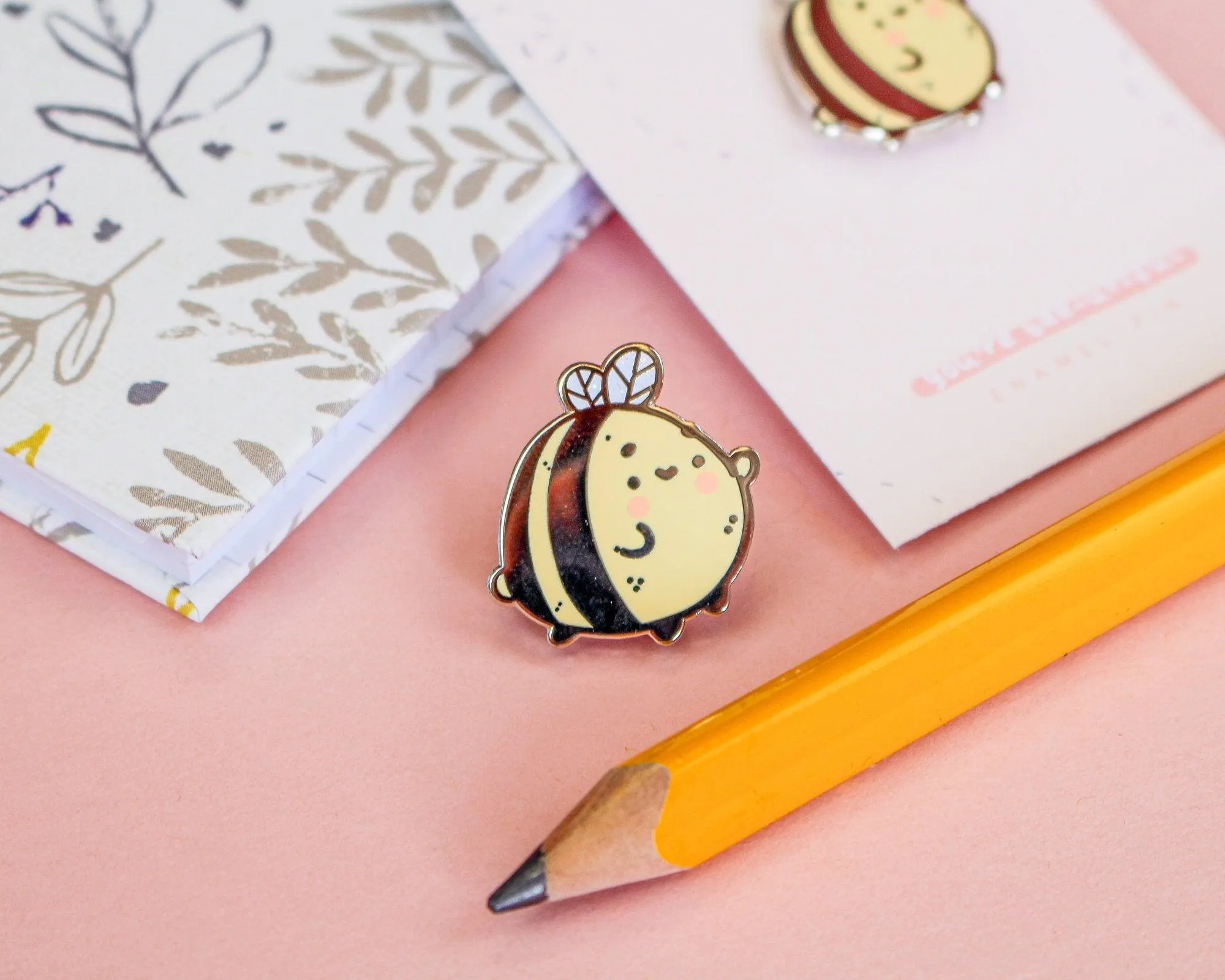 Bumblebutt Enamel Pin | Cute Bumblebee Pin | Spring Accessory for Jackets & Bags