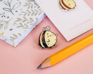 Bumblebutt Enamel Pin | Cute Bumblebee Pin | Spring Accessory for Jackets & Bags