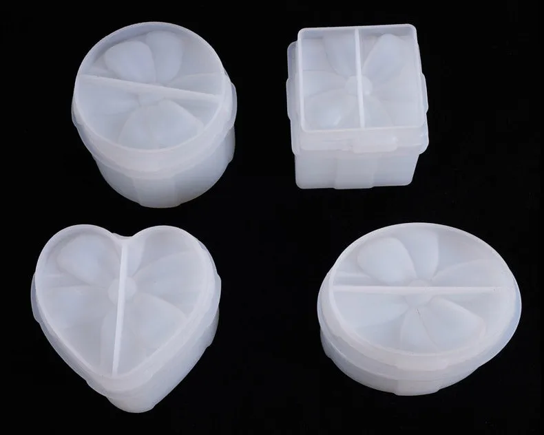 Butterfly Bow Gift Box Container with Lid Resin Mould Jewelry Storage Box Container Resin Casting Silicone Mould Epoxy DIY Art Crafts
