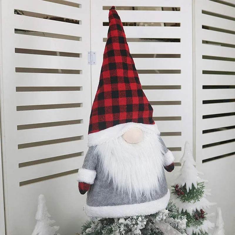 Christmas Pendant Faceless Topper Gnome Doll Home Decoration