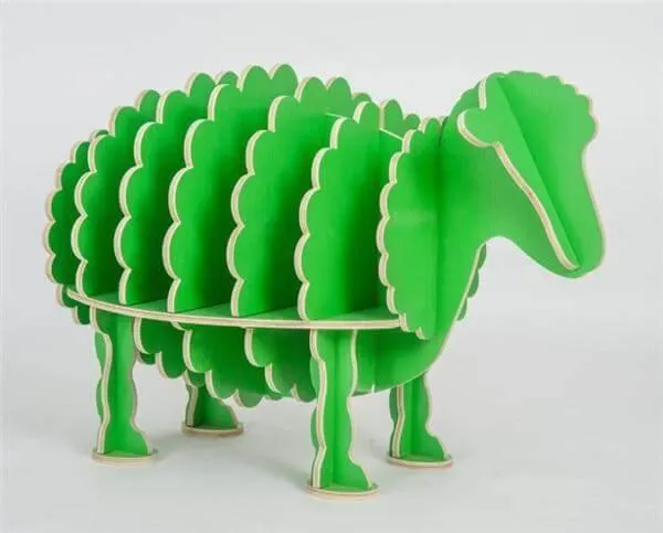 Creative Decorative Sheep Shaped BookCase