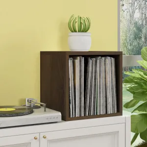 Dylan Single Cube Vinyl Record Storage, Royal Walnut (New Color) (pre-order ships 6/30/25)