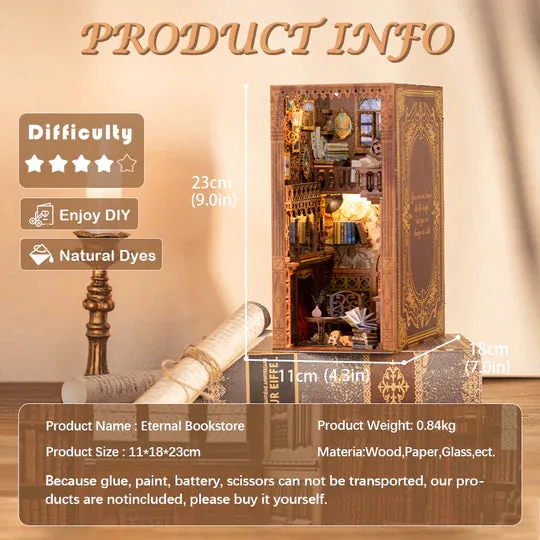 Eternal Bookstore 3D Book Nook Kit