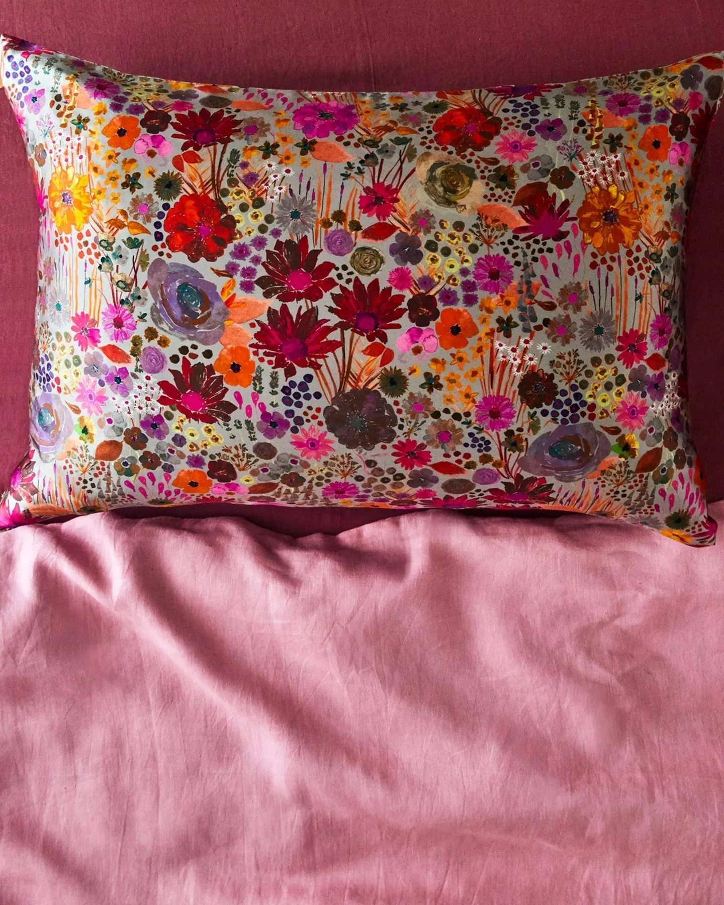 Field Of Dreams Silk Pillowcase Standard