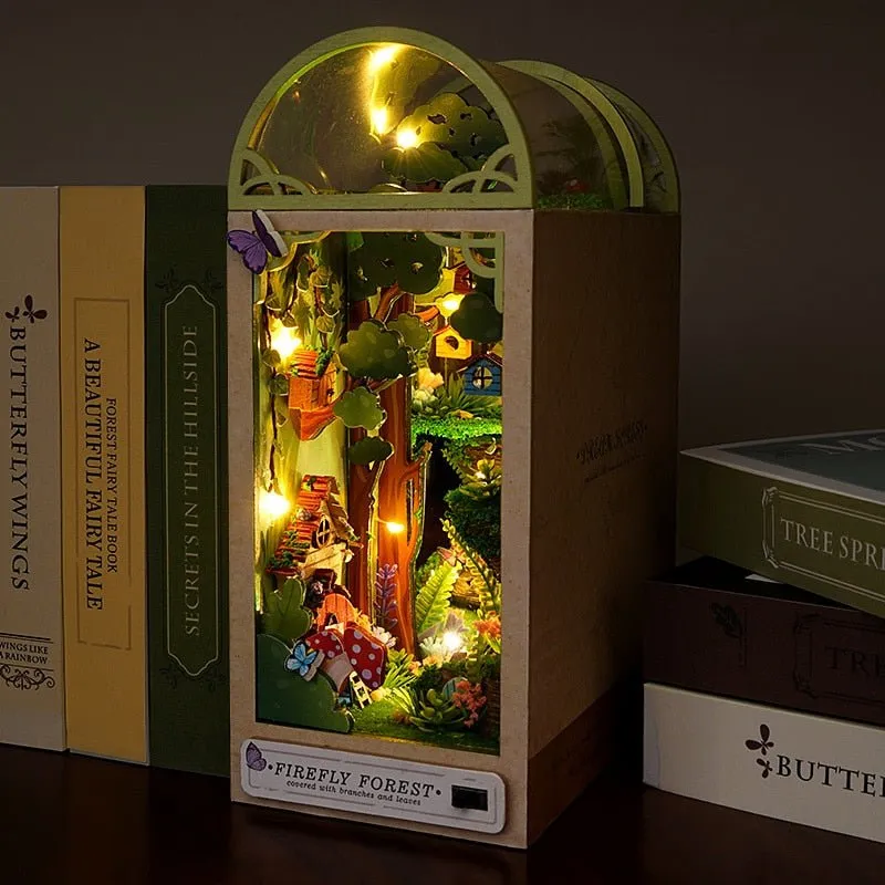 Firefly Forest DIY Crafts Book Nook Bookshelf Insert