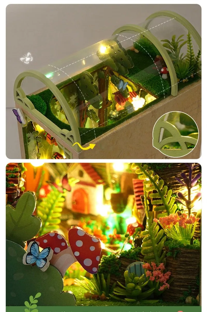 Firefly Forest DIY Crafts Book Nook Bookshelf Insert