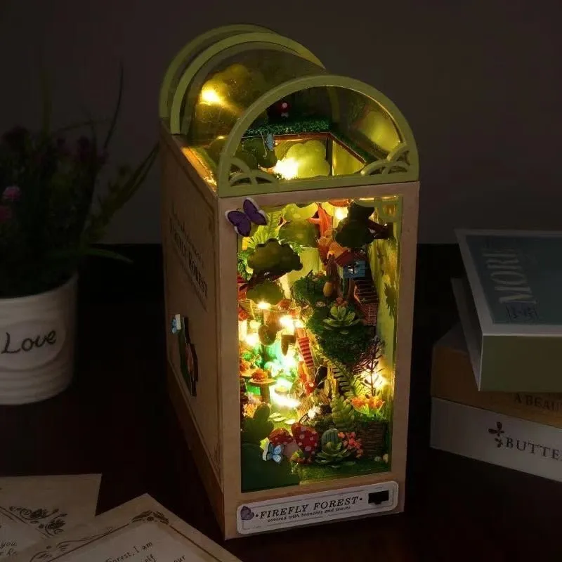 Firefly Forest DIY Crafts Book Nook Bookshelf Insert
