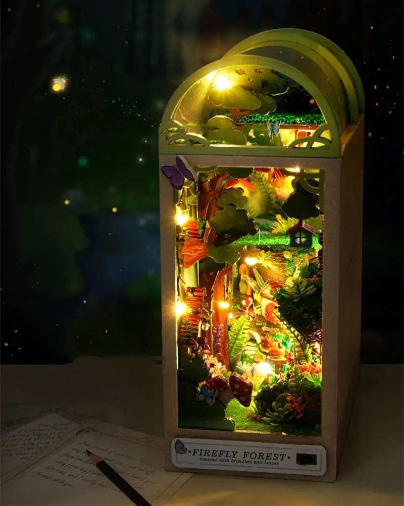 Firefly Forest DIY Crafts Book Nook Bookshelf Insert