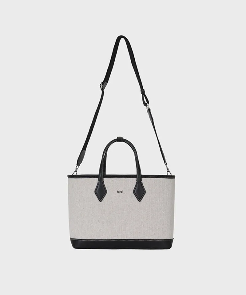 FORDI Herringbone Cart Bag - Black