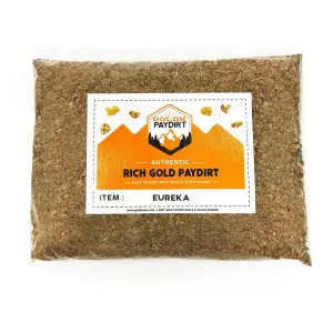 Goldn Gold Paydirt Eureka Panning Pay Dirt Bag &ndash; Gold Prospecting Concentrate