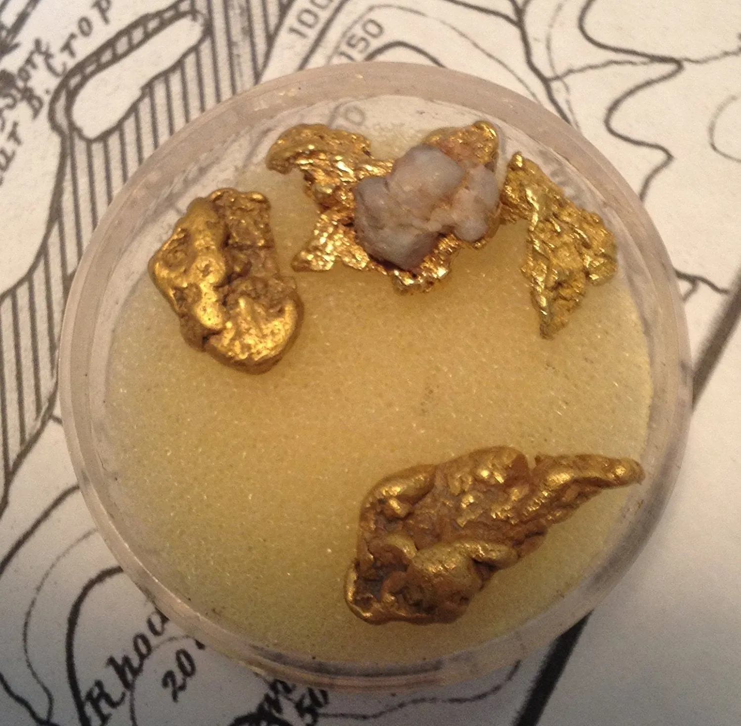 Goldn Gold Paydirt Eureka Panning Pay Dirt Bag &ndash; Gold Prospecting Concentrate
