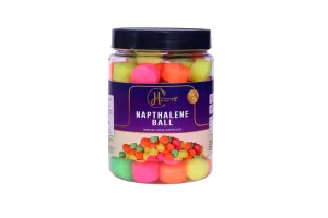 Henlys Colourful Naphthalene Balls for Clothes | Bathroom | Wardrobe | Pantry | Moth, Protect Clothes 100% Safe | Smell Free | Stain-Free/Germs Free (400, Grams)