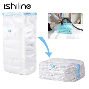 High Capacity Vacuum Bag Package Compressed Organizer for Quilts Clothes Transparent Space Saving Seal Bags Foldable Storage Bag