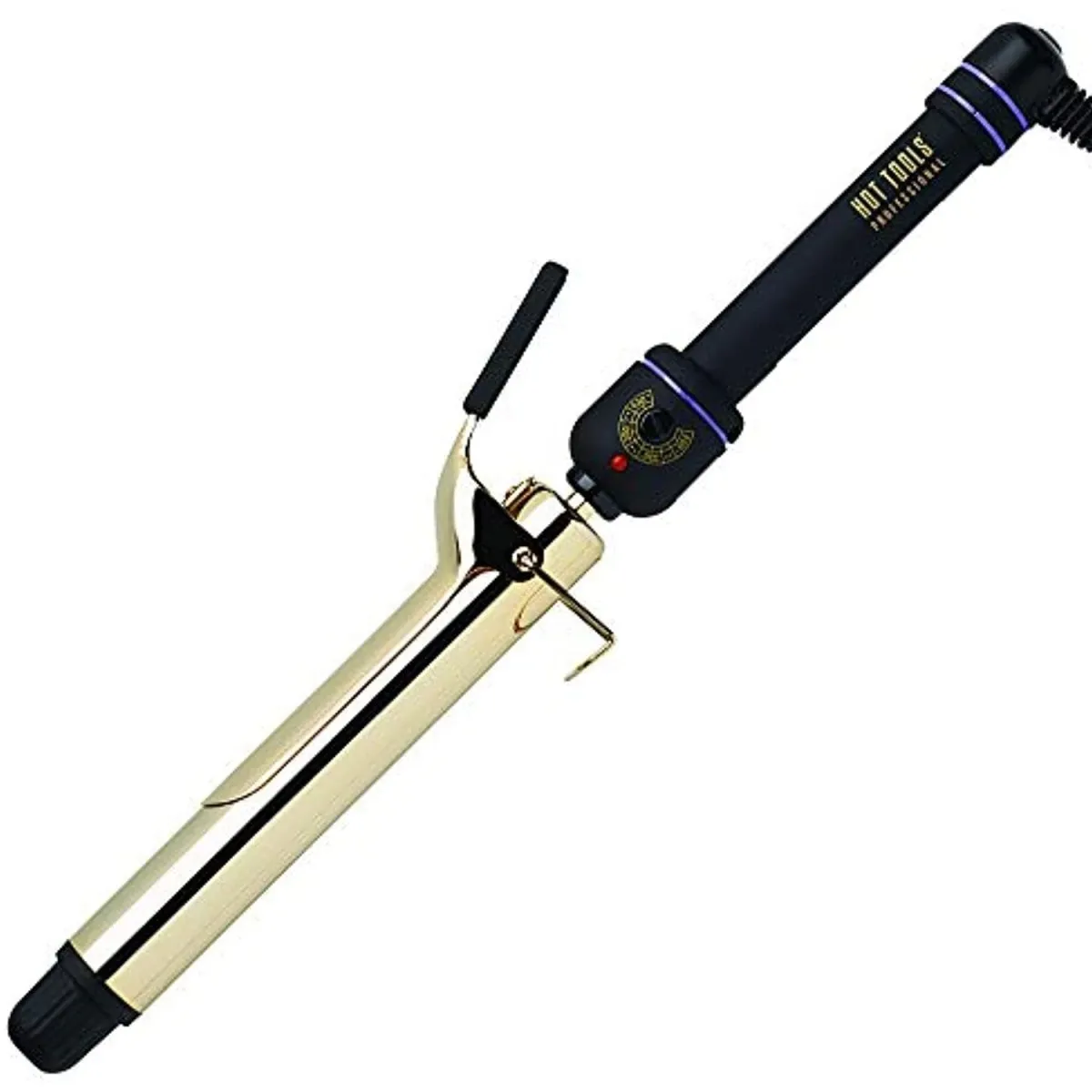 Hot Tools 1 1/4" Salon Curling Iron/Wand-Extra Long Barrel-24K Gold