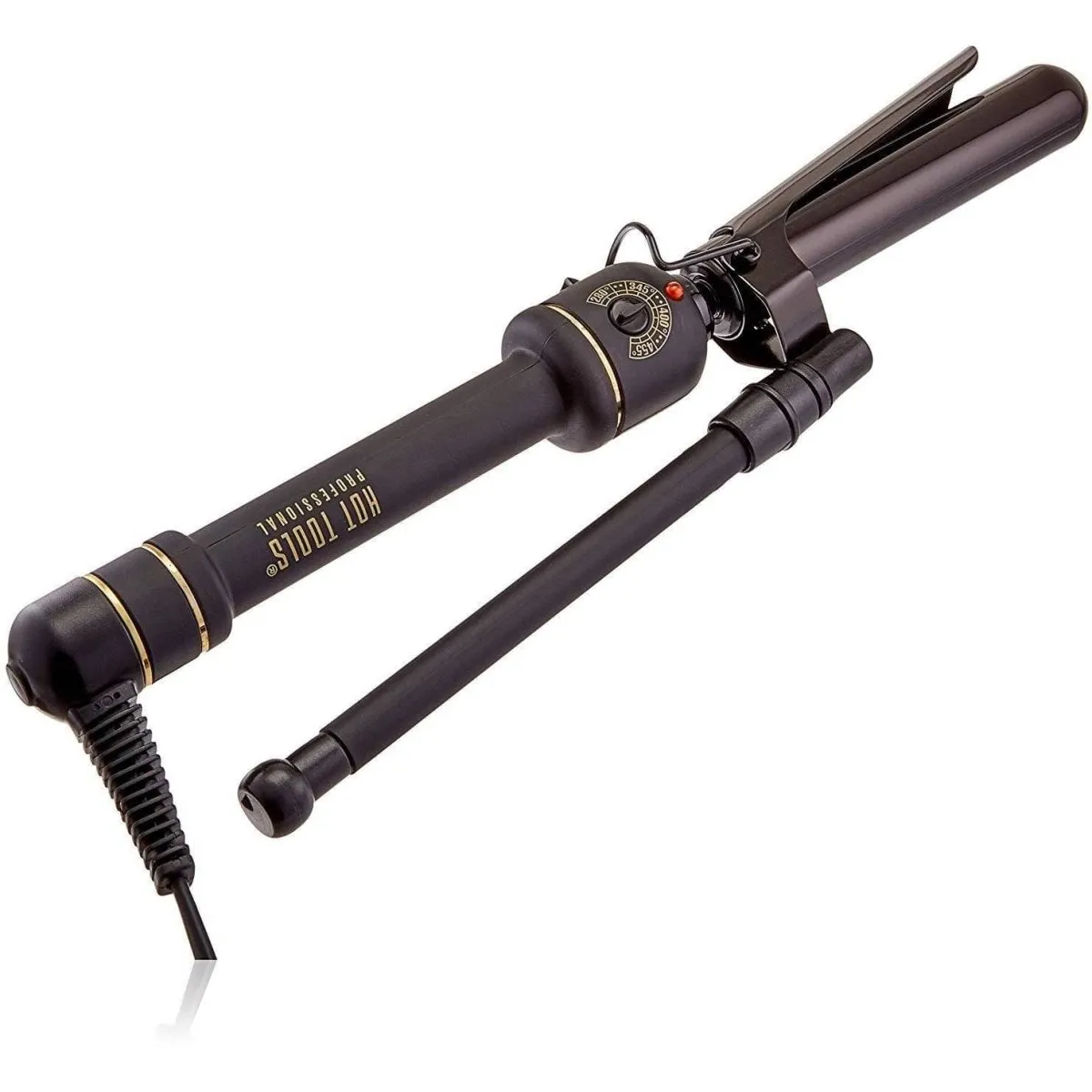 Hot Tools Prof 1 Inch Black Gold Extra-Long Barrel Marcel Curling Iron/Wand Model No. HT1108BG