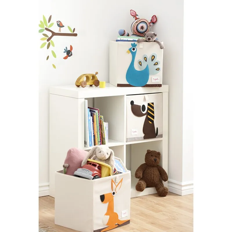 Ingstian Children's Foldable Fabric Storage Bin