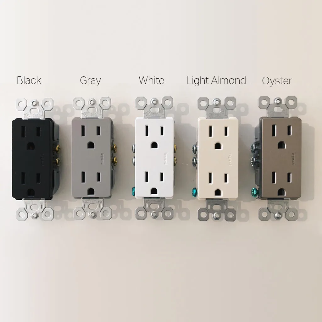 Invisible Plate 2 Gang Outlet by Forbes & Lomax