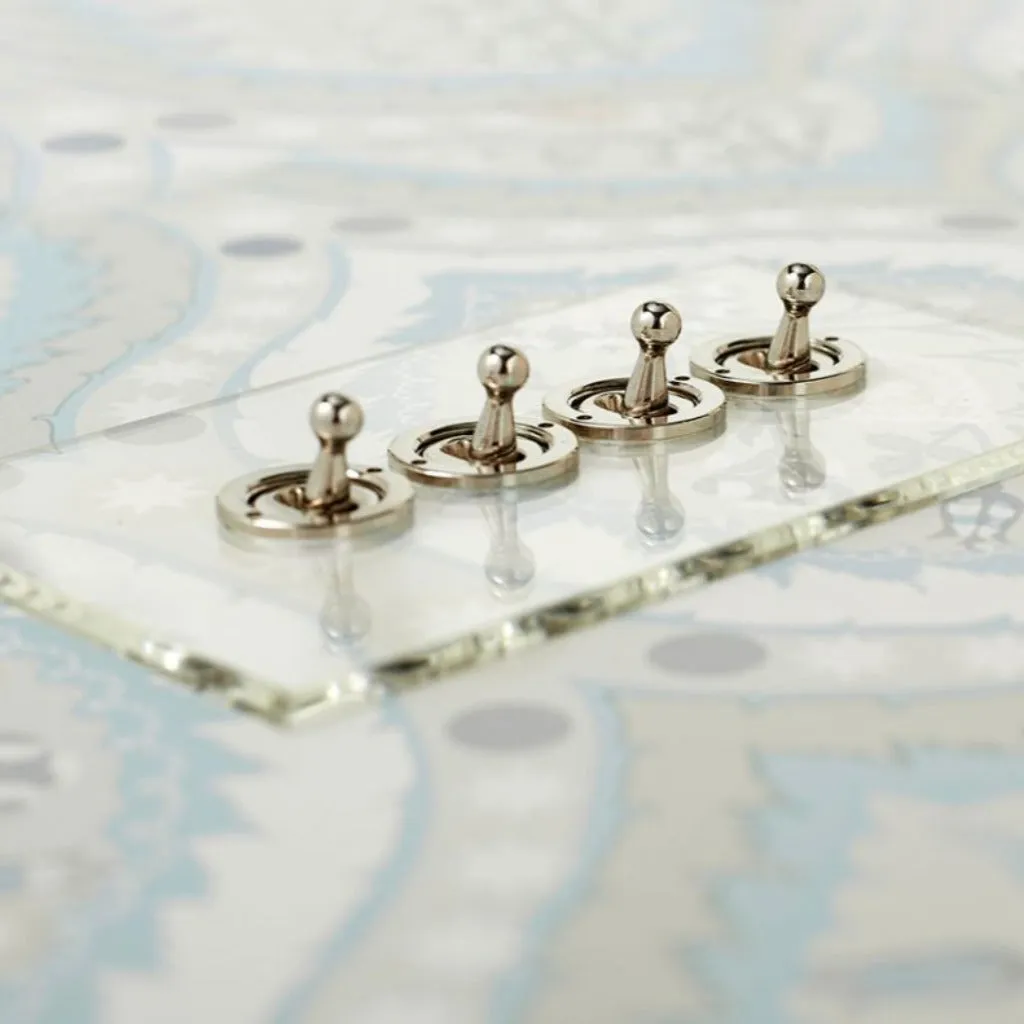 Invisible Plate Toggle Switches by Forbes & Lomax