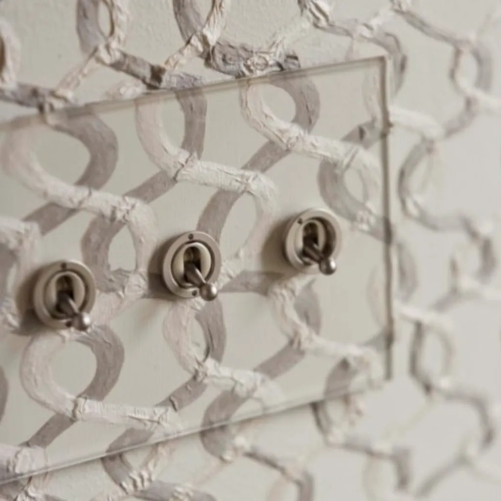 Invisible Plate Toggle Switches by Forbes & Lomax