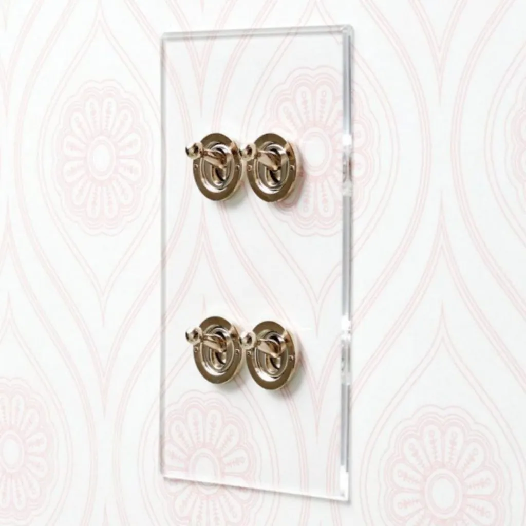 Invisible Plate Toggle Switches by Forbes & Lomax