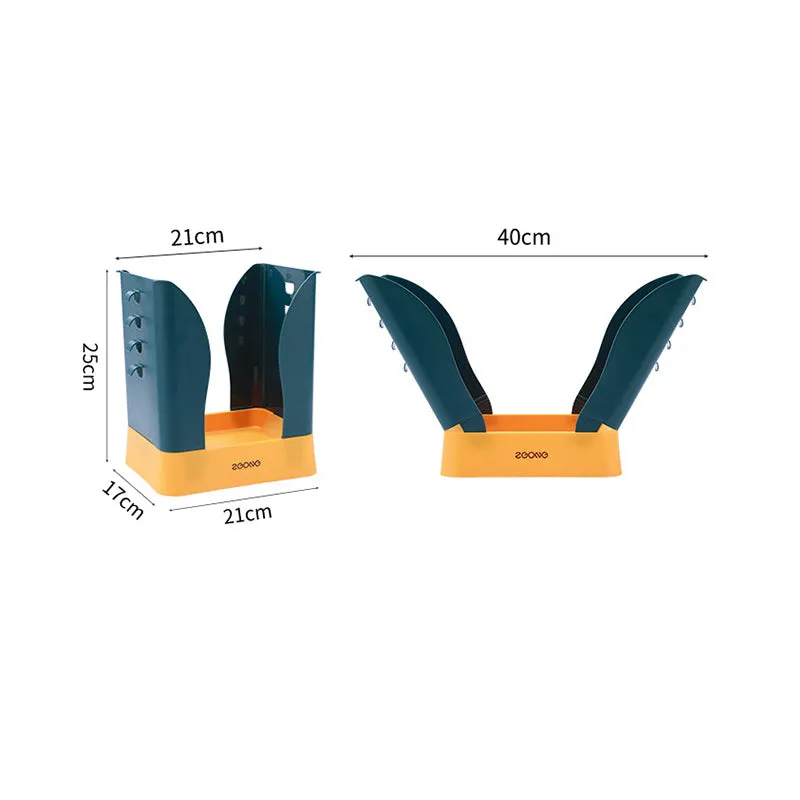 Kitchen Adjustable Expandable Trash Bag Holder
