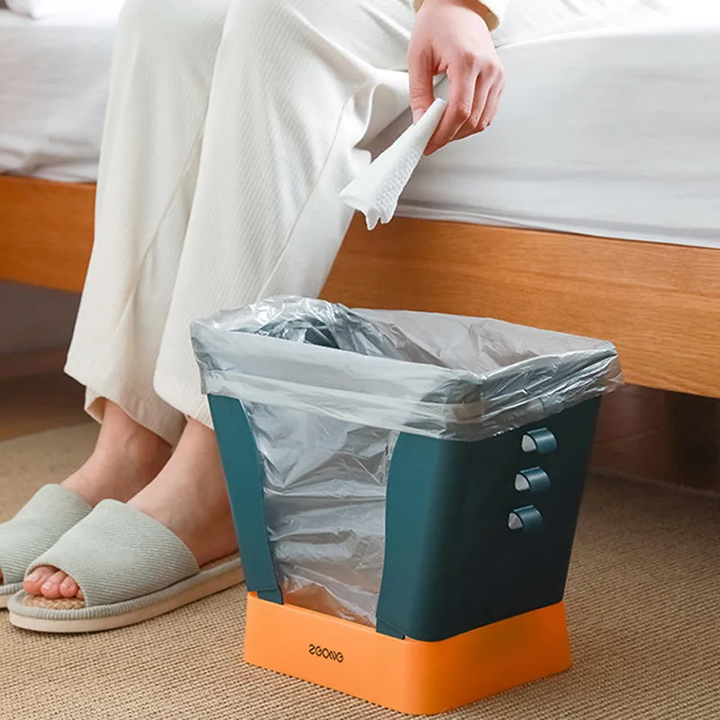 Kitchen Adjustable Expandable Trash Bag Holder