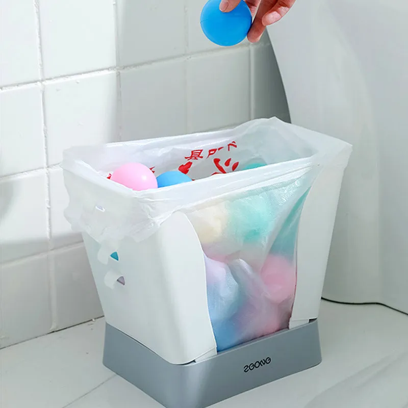 Kitchen Adjustable Expandable Trash Bag Holder