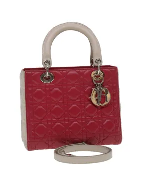 Lady Dior Cannage Medium Hand Bag