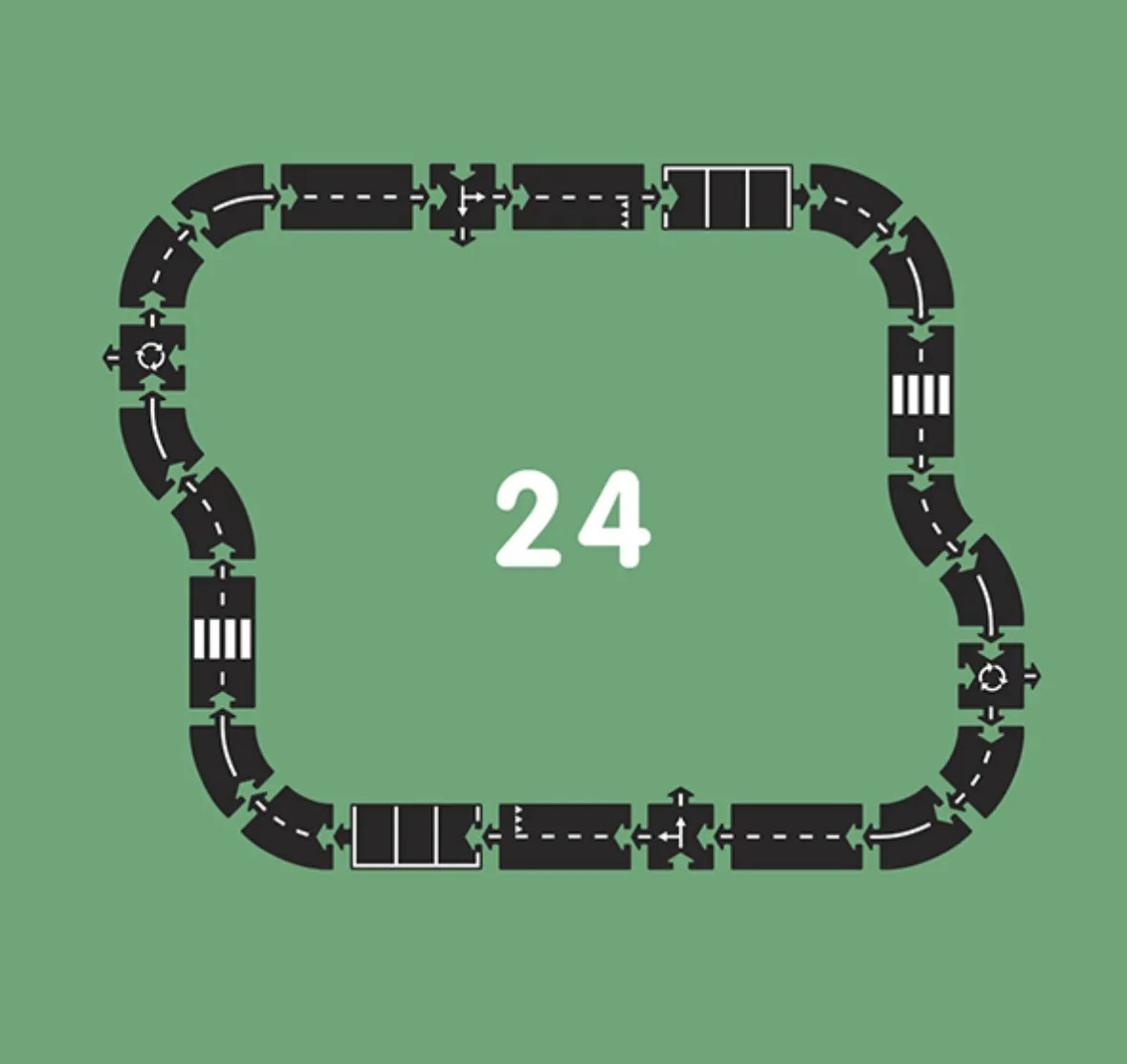 Large Flexible Toy Road Set - Highway