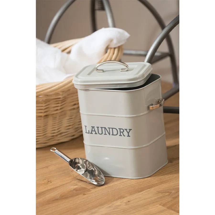 Laundry Storage Tin- Various Colours