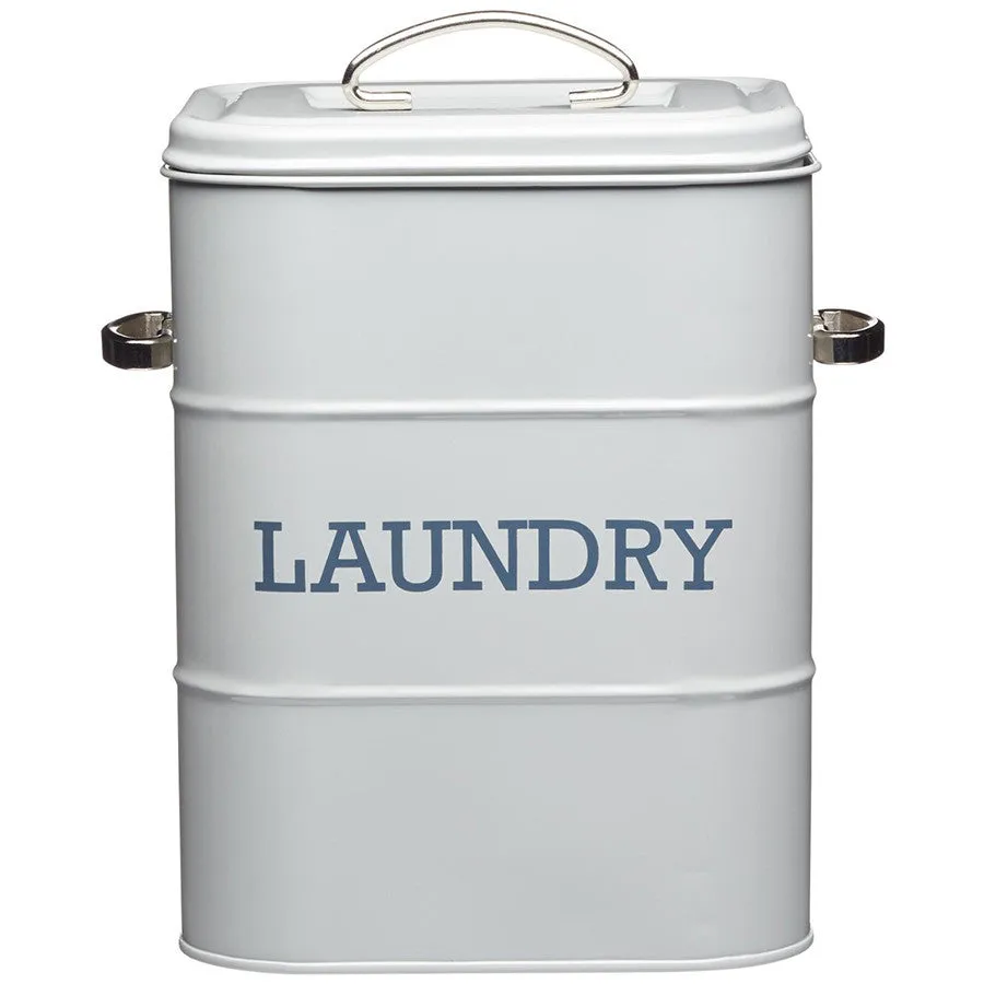 Laundry Storage Tin- Various Colours