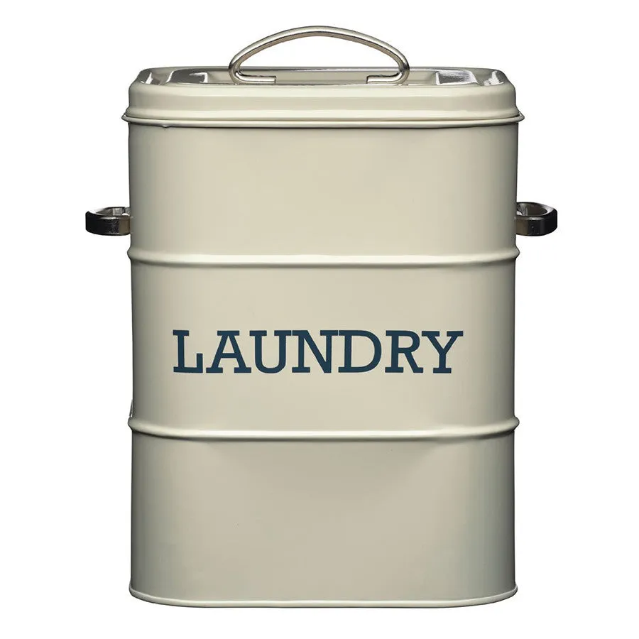 Laundry Storage Tin- Various Colours