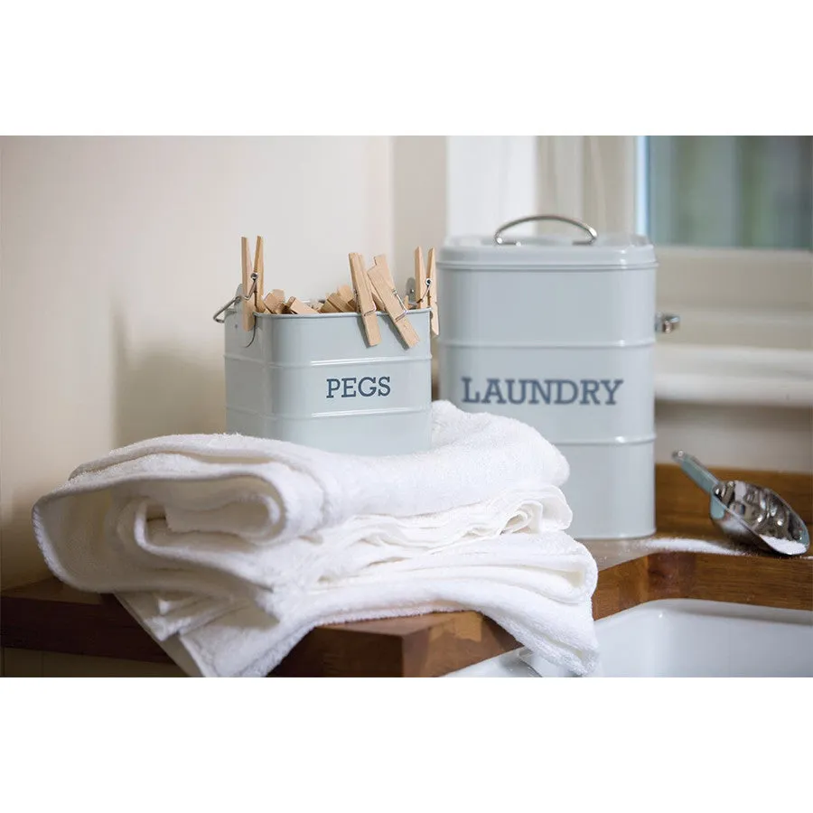 Laundry Storage Tin- Various Colours